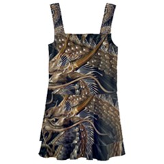 Fantasy Dragon Pentagram Kids  Layered Skirt Swimsuit