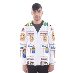 Graphic-smiley-color-diagram Men s Hooded Windbreaker