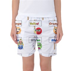 Graphic-smiley-color-diagram Women s Basketball Shorts