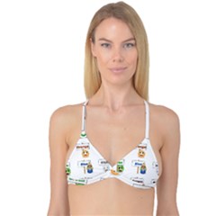 Graphic-smiley-color-diagram Reversible Tri Bikini Top