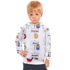 Graphic-smiley-color-diagram Kids  Hooded Pullover by Jancukart