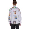 Graphic-smiley-color-diagram Women s High Neck Windbreaker View2