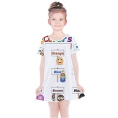 Graphic-smiley-color-diagram Kids  Simple Cotton Dress