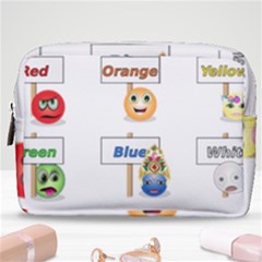 Graphic-smiley-color-diagram Make Up Pouch (medium)