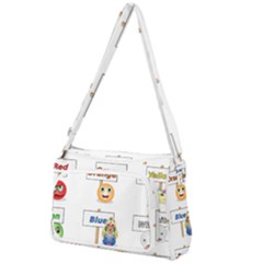 Graphic-smiley-color-diagram Front Pocket Crossbody Bag