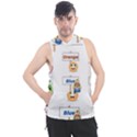 Graphic-smiley-color-diagram Men s Sleeveless Hoodie View1