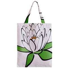 Lotus-flower-water-lily Zipper Classic Tote Bag