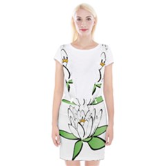 Lotus-flower-water-lily Braces Suspender Skirt