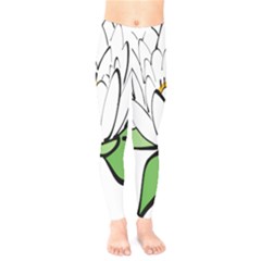 Lotus-flower-water-lily Kids  Leggings