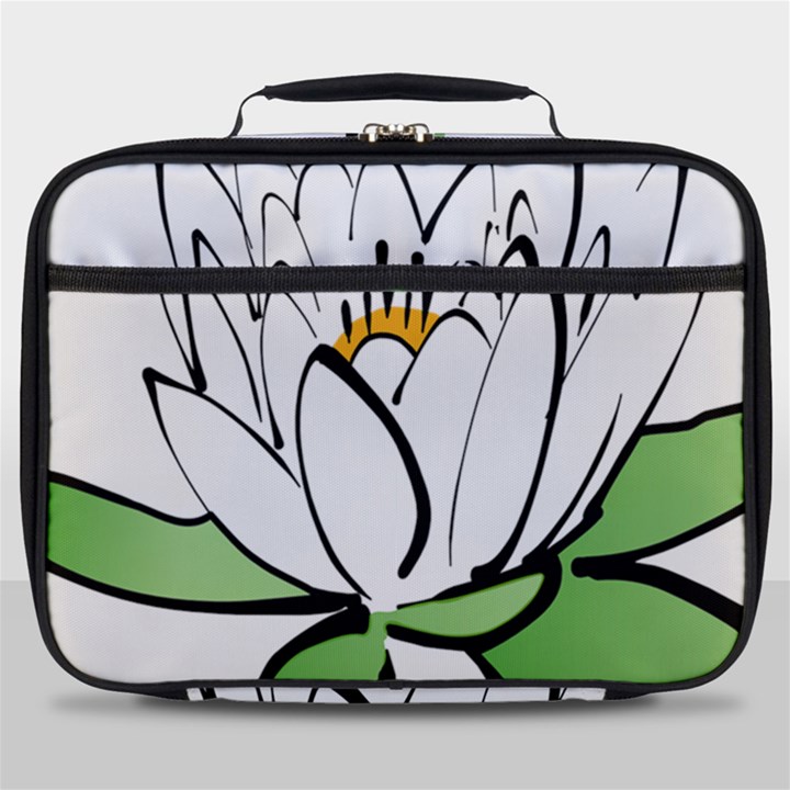 Lotus-flower-water-lily Full Print Lunch Bag