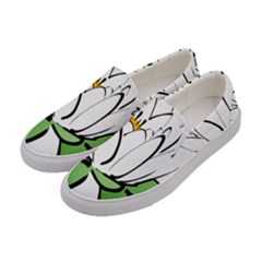 Lotus-flower-water-lily Women s Canvas Slip Ons