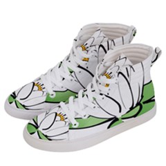 Lotus-flower-water-lily Women s Hi-top Skate Sneakers by Jancukart