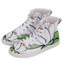 Lotus-flower-water-lily Women s Hi-Top Skate Sneakers View2