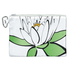 Lotus-flower-water-lily Canvas Cosmetic Bag (xl)