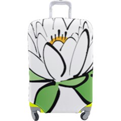 Lotus-flower-water-lily Luggage Cover (large) by Jancukart