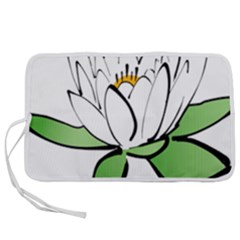 Lotus-flower-water-lily Pen Storage Case (s) by Jancukart