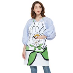 Lotus-flower-water-lily Pocket Apron by Jancukart