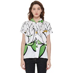 Lotus-flower-water-lily Short Sleeve Pocket Shirt