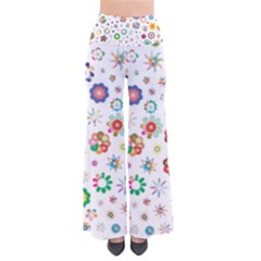 Flower Floral Pattern So Vintage Palazzo Pants