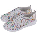 Flower Floral Pattern Men s Lightweight Sports Shoes View2