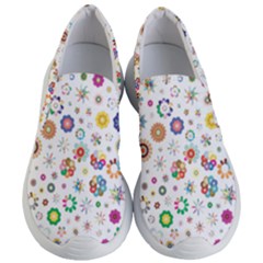 Flower Floral Pattern Women s Lightweight Slip Ons