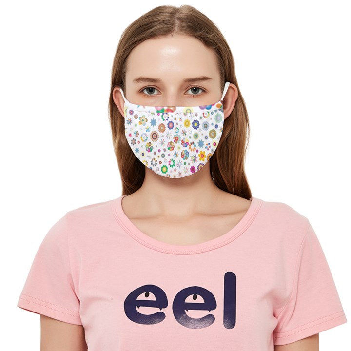 Flower Floral Pattern Cloth Face Mask (Adult)