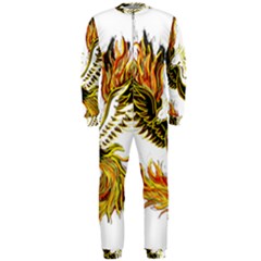 Phoenix-bird-fire-bright-red-swing Onepiece Jumpsuit (men)