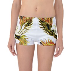 Phoenix-bird-fire-bright-red-swing Boyleg Bikini Bottoms