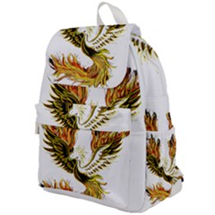 Phoenix-bird-fire-bright-red-swing Top Flap Backpack