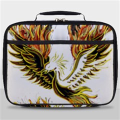 Phoenix-bird-fire-bright-red-swing Full Print Lunch Bag