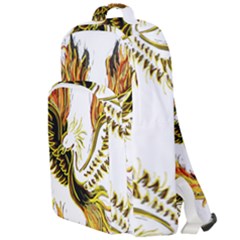 Phoenix-bird-fire-bright-red-swing Double Compartment Backpack