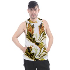 Phoenix-bird-fire-bright-red-swing Men s Sleeveless Hoodie