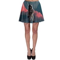 Astronaut-moon-space-nasa-planet Skater Skirt