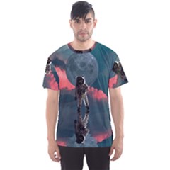 Astronaut-moon-space-nasa-planet Men s Sport Mesh Tee