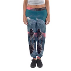 Astronaut-moon-space-nasa-planet Women s Jogger Sweatpants