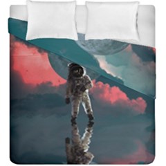 Astronaut-moon-space-nasa-planet Duvet Cover Double Side (king Size)