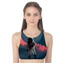 Astronaut-moon-space-nasa-planet Tank Bikini Top View1