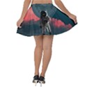 Astronaut-moon-space-nasa-planet Velvet Skater Skirt View2