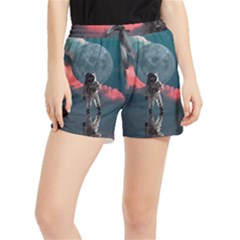 Astronaut-moon-space-nasa-planet Women s Runner Shorts by Jancukart