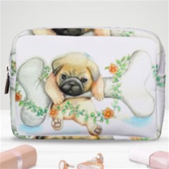 Pug-watercolor-cute-animal-dog Make Up Pouch (medium)