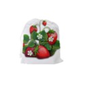 Strawberries-fruits-fruit-red Drawstring Pouch (Medium) View2