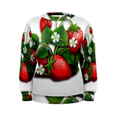 Strawberries-fruits-fruit-red Women s Sweatshirt by Jancukart