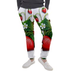 Strawberries-fruits-fruit-red Men s Jogger Sweatpants by Jancukart