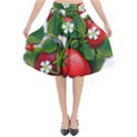 Strawberries-fruits-fruit-red Flared Midi Skirt View1