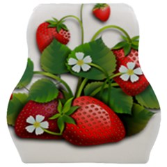 Strawberries-fruits-fruit-red Car Seat Velour Cushion  by Jancukart