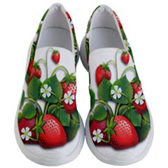 Strawberries-fruits-fruit-red Women s Lightweight Slip Ons by Jancukart