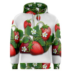 Strawberries-fruits-fruit-red Men s Overhead Hoodie by Jancukart