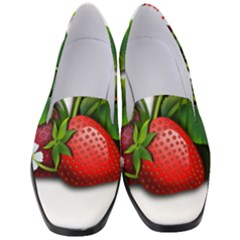 Strawberries-fruits-fruit-red Women s Classic Loafer Heels by Jancukart