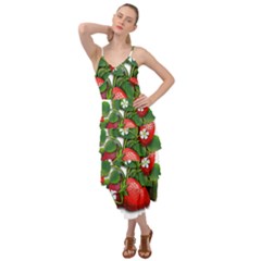 Strawberries-fruits-fruit-red Layered Bottom Dress by Jancukart