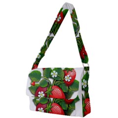 Strawberries-fruits-fruit-red Full Print Messenger Bag (l)